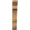 Ekena Millwork Balboa Slat Rough Sawn Bracket, Western Red Cedar, 4"W x 18"D x 26"H BKT04X18X26BOA06RWR - alternate 2